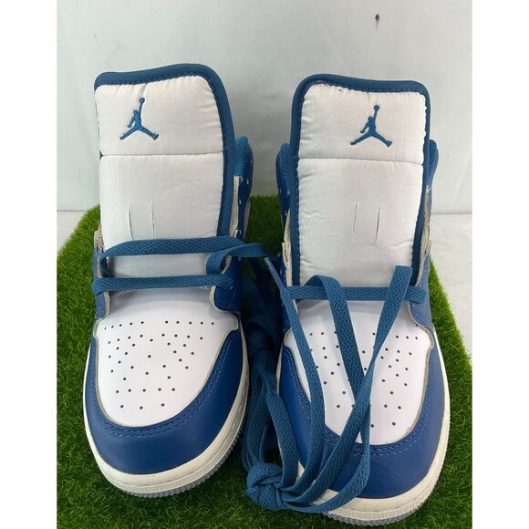 NEW Air Jordan 1 Low SE GS 6.5Y Blue/White Sneakers - Picture 8 of 11